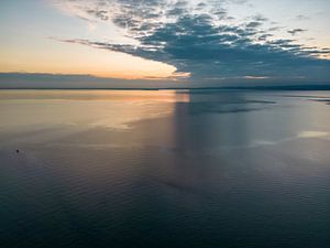 Zonsondergang aan het Gardameer van Mustafa Kurnaz