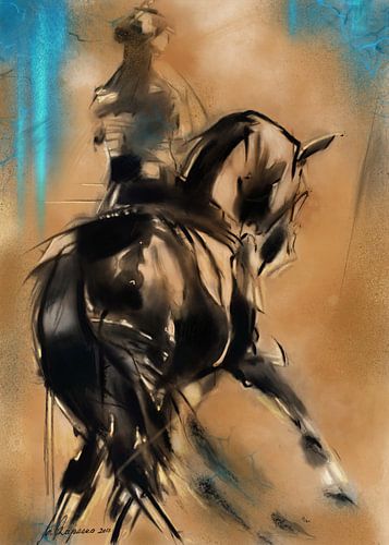 Cheval de fantaisie sur Ljupka Kareska