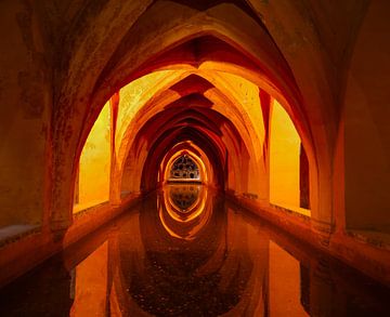 Underground baths Alcazar Palace Seville by Marieke Funke