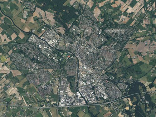 Luchtfoto van Doetinchem