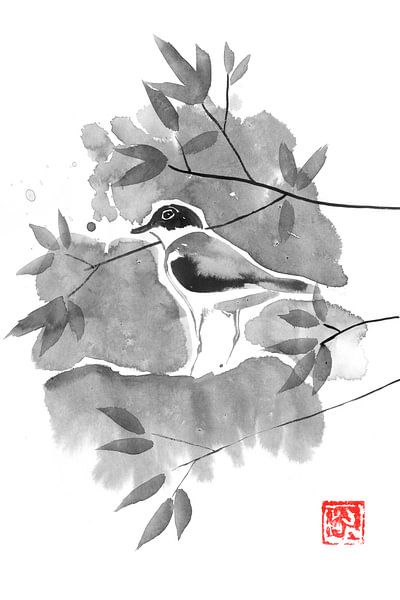 Vogel im Baum von Péchane Sumie