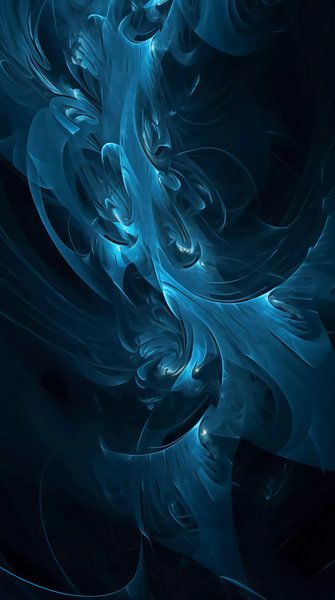 Fractales Bleues par Mysterious Spectrum