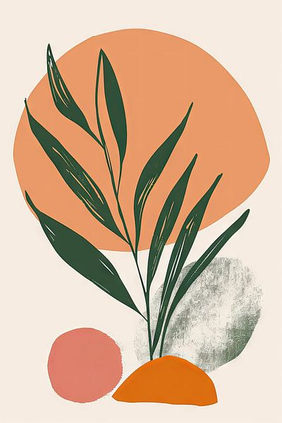 Abstract plants by Poster Art Shop