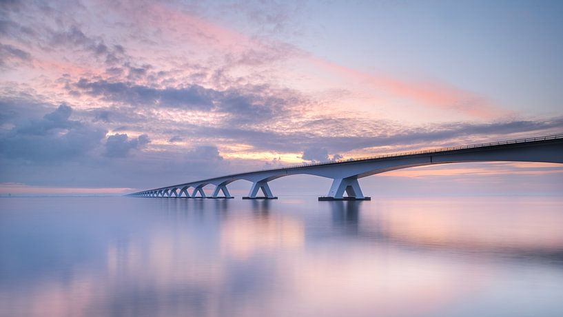 Sunrise Zeelandbrug by Stephan Ihrman