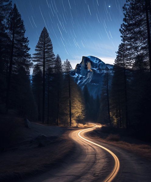 Bergwelt von fernlichtsicht