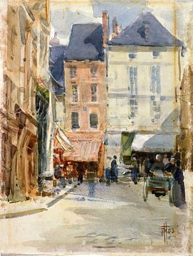 Frances Hodgkins – Street scene in Holland (1903) von Peter Balan