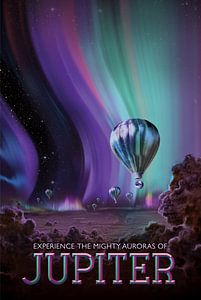 Jupiter - Experience the mighty auroras van NASA and Space