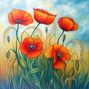 La beauté des coquelicots