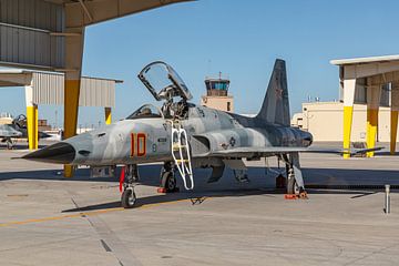 Een Northrop F-5N Tiger II op NAS Fallon. van Jaap van den Berg