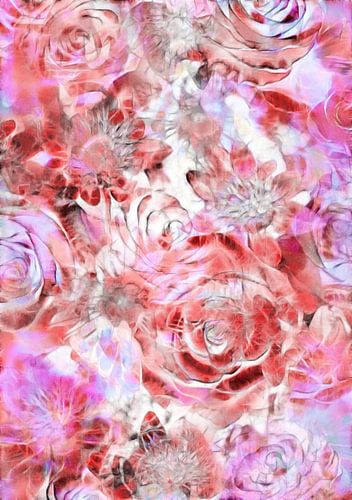 Bloemendroom in roze