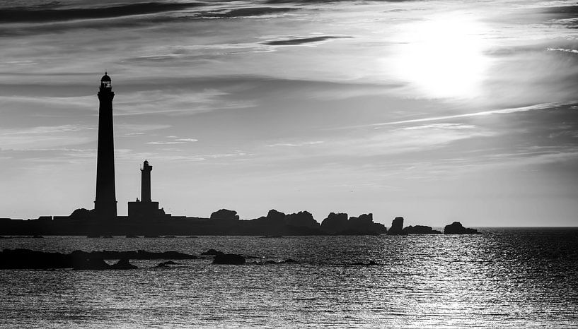 Leuchtturm in der Bretagne - Phare de l’Île Vierge von Frank Herrmann