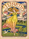 Magazine cover Jugend 17 December 1898 by Martin Stevens thumbnail