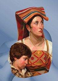 Femme et jeune garçon by Low Profile