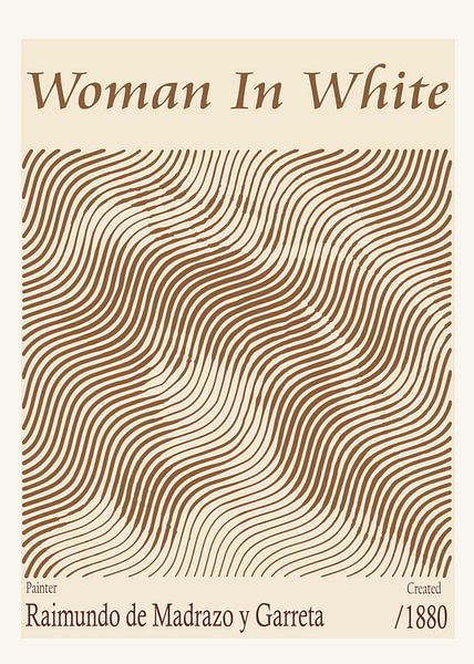 Frau in Weiß (1880) von DOA Project