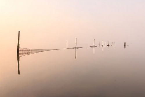 ijsselmeer minimaliste avec poteaux-pièges