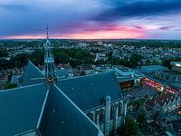 Grote Kerk Alkmaar Zonsondergang