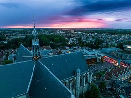 Grote Kerk Alkmaar Sunset by Wietse de Graaf