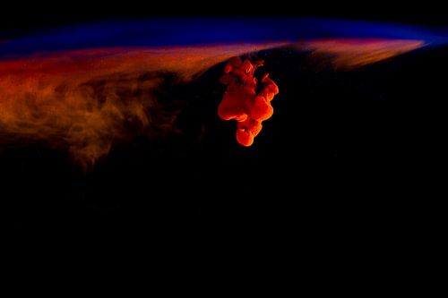 Ink in water: Galaxy