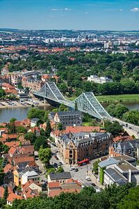 Blick über die Elbe auf Dresden