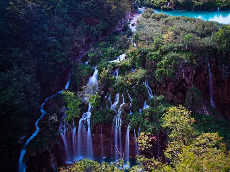 Waterfalls at Plitvi?ka Jezera by Jesse Meijers