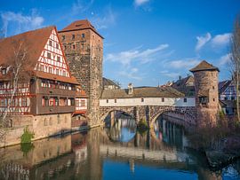 Nürnberg - Henkerhaus, Henkerbrücke und Wasserturm von t.ART