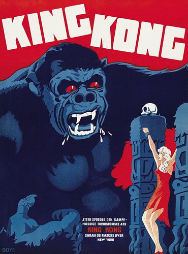 King Kong (1933) – Danish Movie Poster