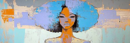 Rustic Blue Charm by Wonderful Art