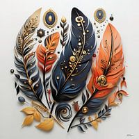 colourful feathers