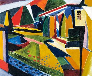 Abstrakte Landschaft (1915-1916) von Henry Lyman Sayen. von Studio POPPY