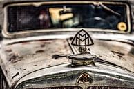 Radiator ornament van een vooroorlogse Maybach van autofotografie nederland thumbnail