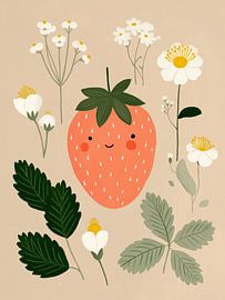 Smiling Strawberry – Sweet Botanical Nursery by StudioRemier