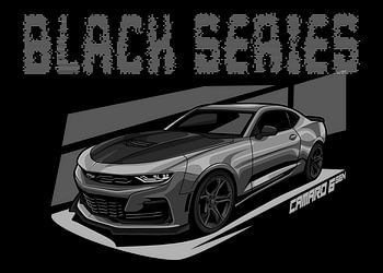 Série noire Sportcars Muscle Car Gen 6