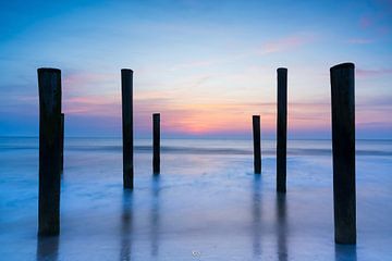 Zonsondergang bij Palendorp Petten