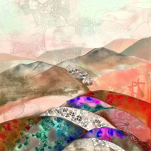 Harmonie de la nature et de la structure dans des tons doux