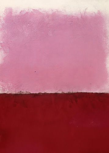 Minimalisme en rouge et rose