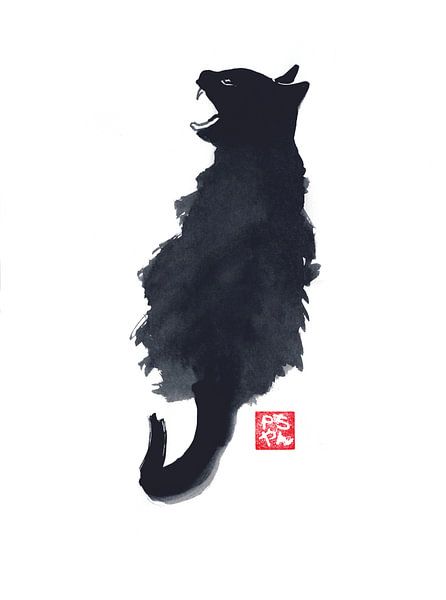 cat not happy by Péchane Sumie
