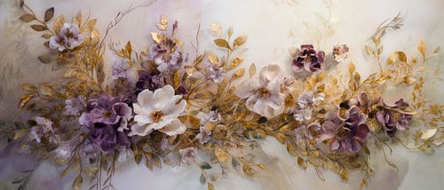 Bloemen Rococo Schilderij