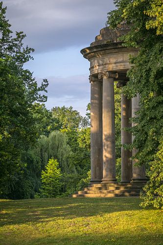 Leibniz Tempel in het ochtendlicht