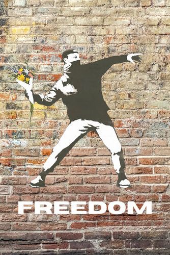 Banksy Poster Print Art Print FREEDOM