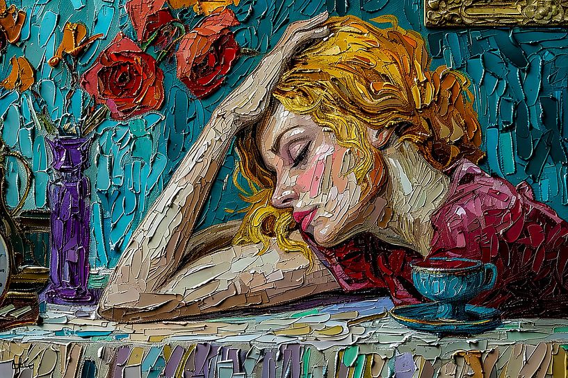 picturesque image of woman by Egon Zitter