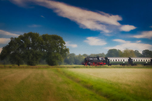Train à vapeur pittoresque