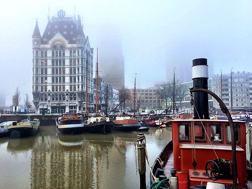 Rotterdam in de mist/ Foggy Rotterdam