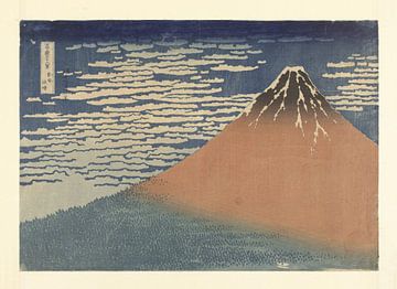 Temps clair avec un vent du sud par Katsushika Hokusai, 1829 - 1833
