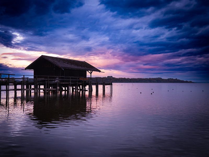 Maison du lac au bord du Chiemsee par Li-Bro