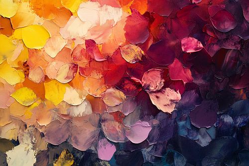 Jeu de couleurs intense