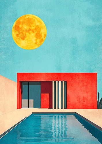 Bauhaus Pool Moon