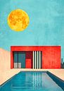 Bauhaus Pool Moon by Niklas Maximilian thumbnail