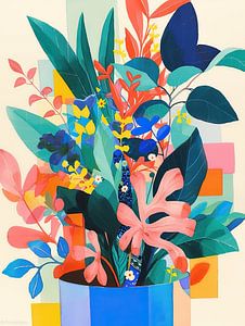 Art abstrait minimaliste