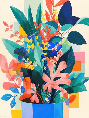 Art abstrait minimaliste