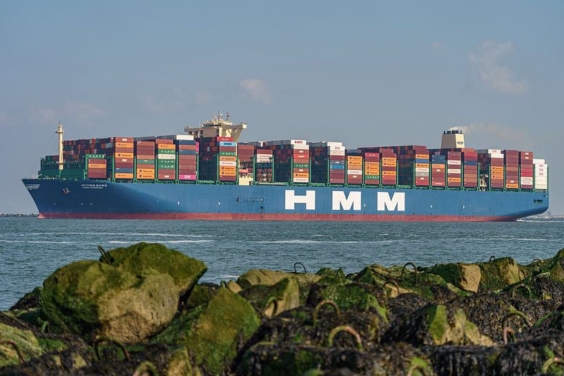 HMM container ship Hamburg. by Jaap van den Berg